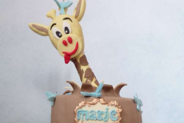 cake design thème girafe